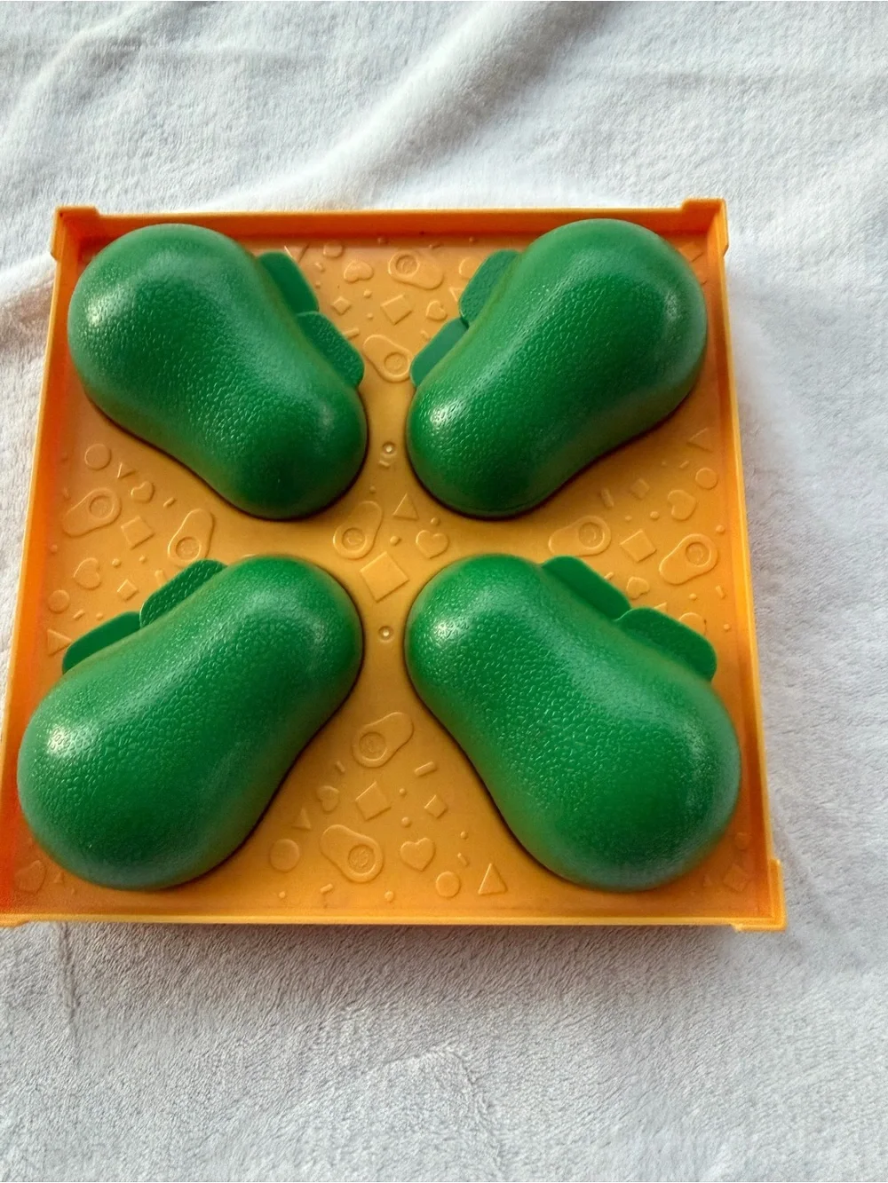 Avocados emoji- developing social- emotional motor. Purple, Red, Blue & Green